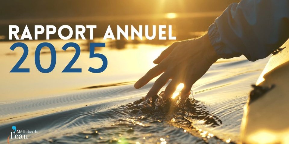 Couverture - Rapport 2025 - Médiateur de l'eau